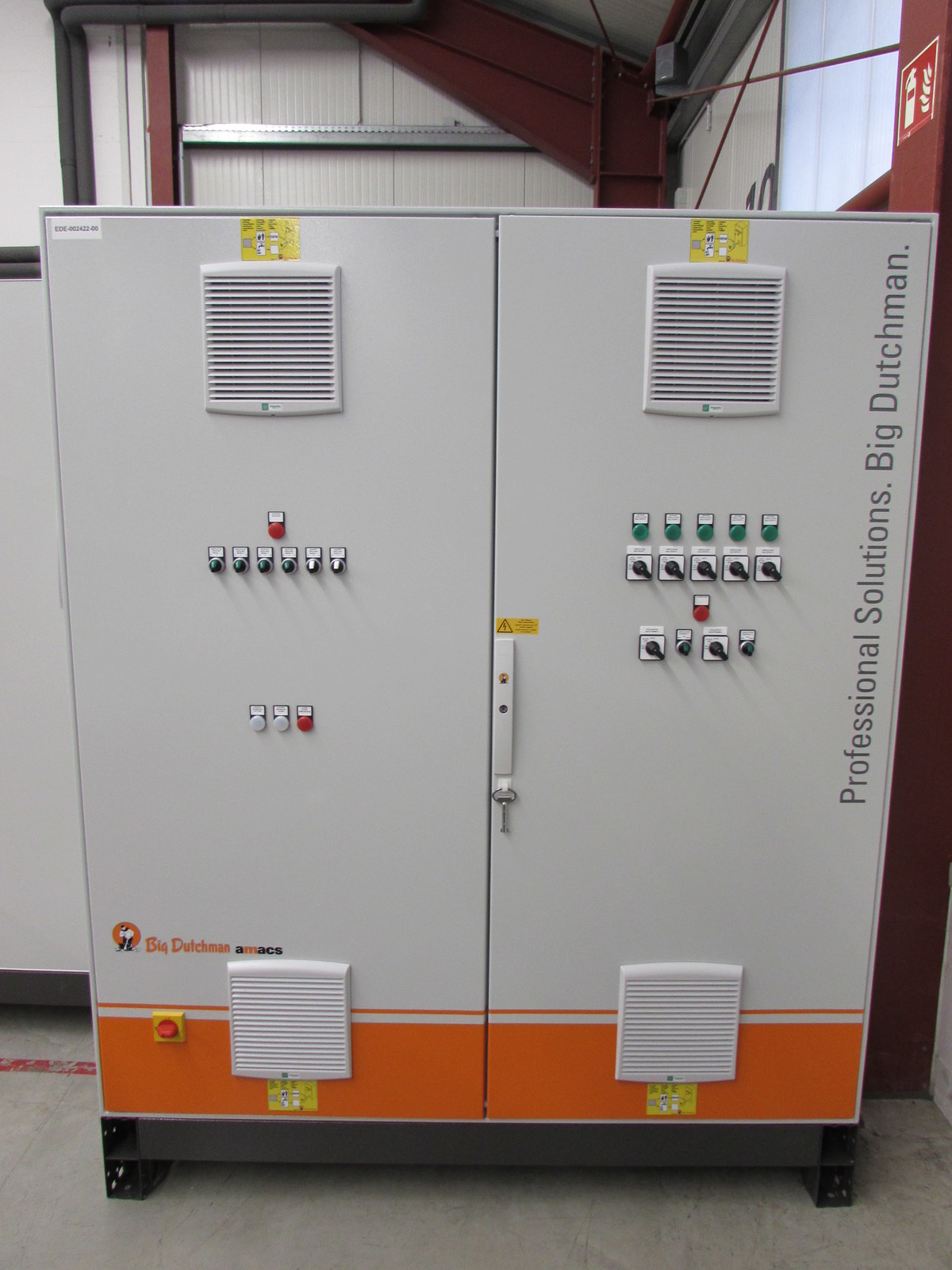 Control cabinet/AMACS/ventilation/feed/egg coll./air mixer